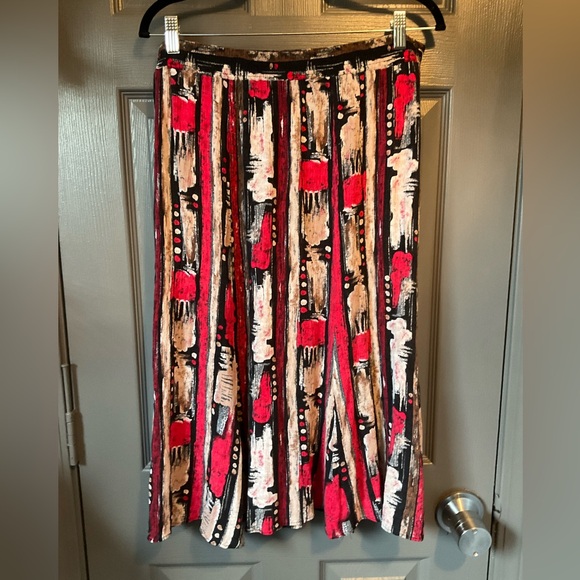 Jessica Scott Woman 26W Tall Reds and Neutral midi - Picture 1 of 2